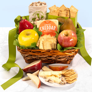 Fruitfully Fruit & Cheese Gift Basket