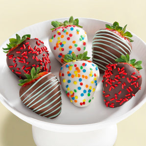 Happy Birthday Chocolately Dipped Strawberries